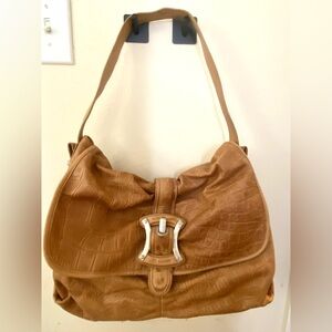 B. Makowsky Large Genuine Leather
Handbag